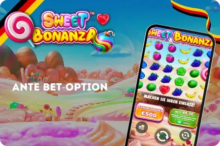 Ante Bet-Option im Sweet Bonanza